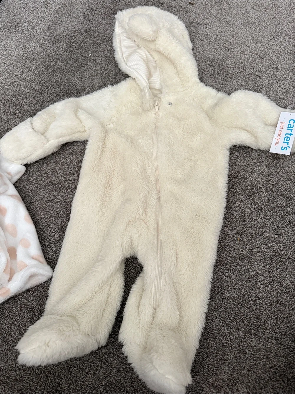 Baby robe and warm jumpsuits size 3 months